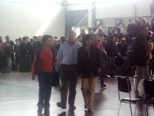 Tomás en el Liceo Comercial Junto a Los Jóvenes de Chillán