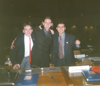 En el Parlamento Juvenil - 2000